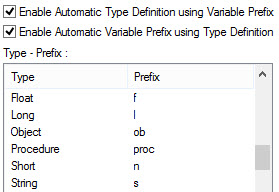 ATEasy 9.0 Automatic Type Prefix