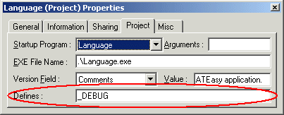 Project Defines Project Defines