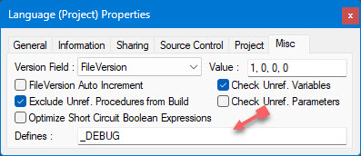 Project Defines