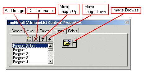 Image List Properties Sheet Image List Properties Sheet