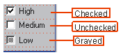 Checkboxes (labelled)