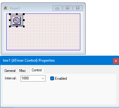 Form with Timer