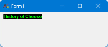 Form without WordWrap or AutoSize