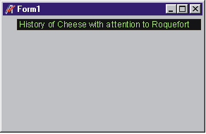 Form with AutoSize Turned On