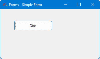 The loaded form. The loaded form.