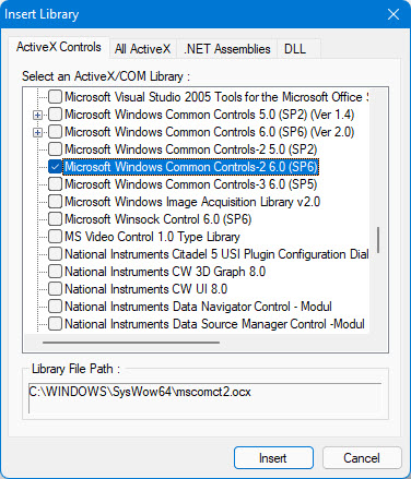 Insertable Controls