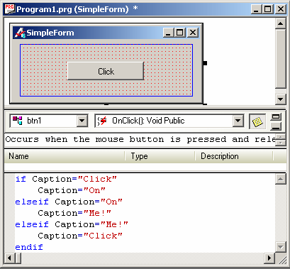 Form With Filled-Out Procedure Window Form With Filled-Out Procedure Window