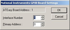 GPIB Settings