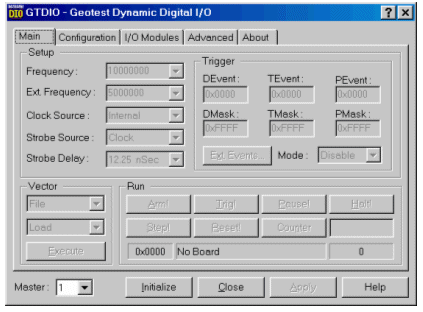 GT-DIO Panel Window