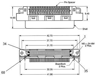 GC5050 68-pin Connector