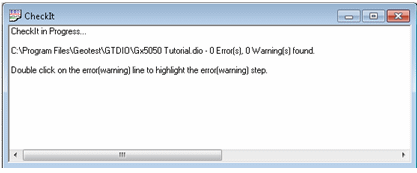 Checking the Vector File