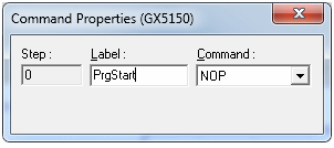 Using Command Properties to Add a Label