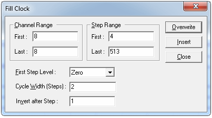 Using Fill Clock to Generate the Clock