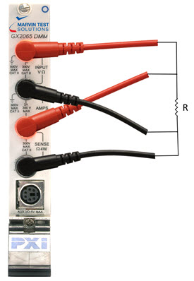 Setup for 4-Wire Resistance Measurement