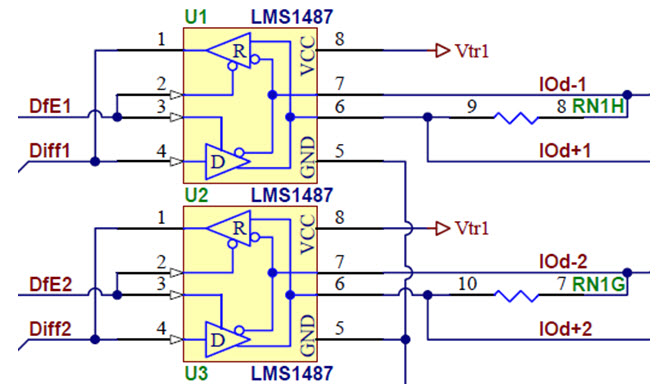 Differential Channel Schematic Differential Channel Schematic