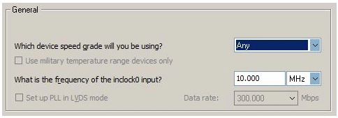 PLL Wizard Dialog Box 1 PLL Wizard Dialog Box 1