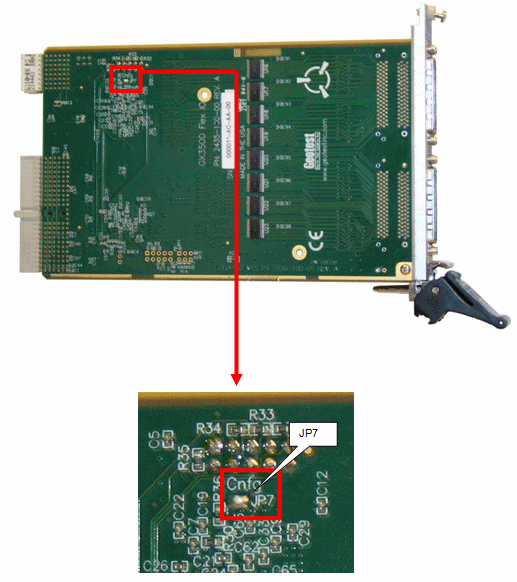 GX3500 Back View Jumper (JP7)