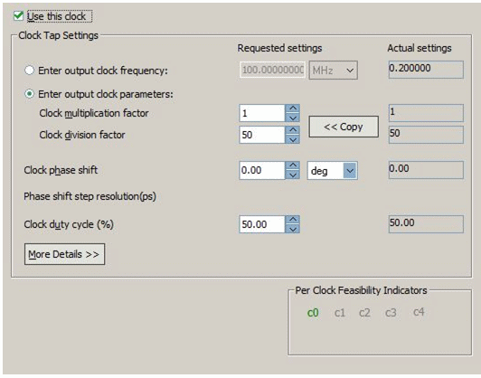 PLL Wizard Dialog Box 2