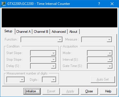 GC2200/GTX2200 Virtual Panel (not Initialized)
