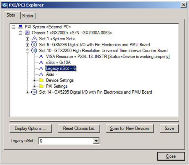 PXI/PCI Explorer