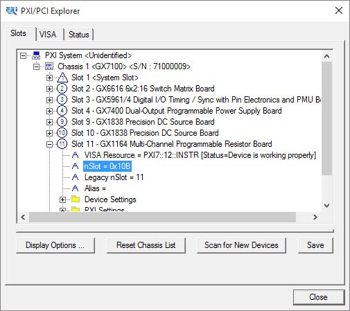 PXI/PCI Explorer