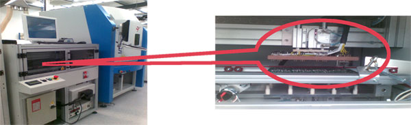 Production Line with GBATS and Handler