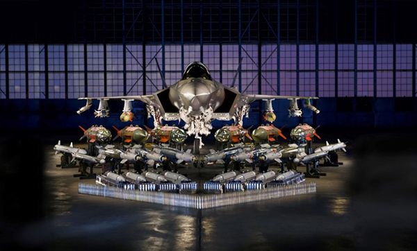 F-35 with armament