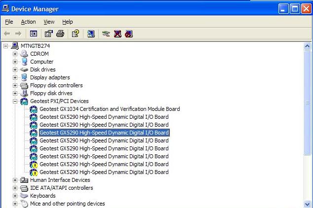 National Instruments BIOS Compatibility software and MXI-Express