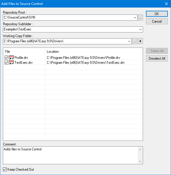 Using Subversion (SVN) Source Control From ATEasy | Marvin Test ...