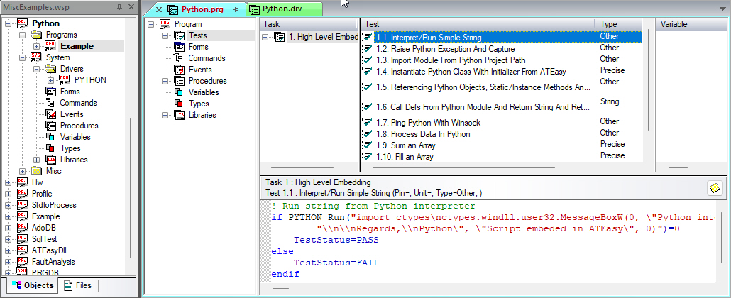 github - christophermark python-example-project: need... Calling and Using Python Code from ATEasy | Marvin Test Solutions, Inc.
